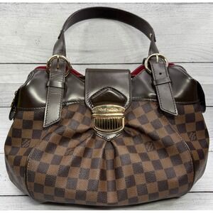 Authentic Louis Vuitton Damier Sistina‎ MM bag